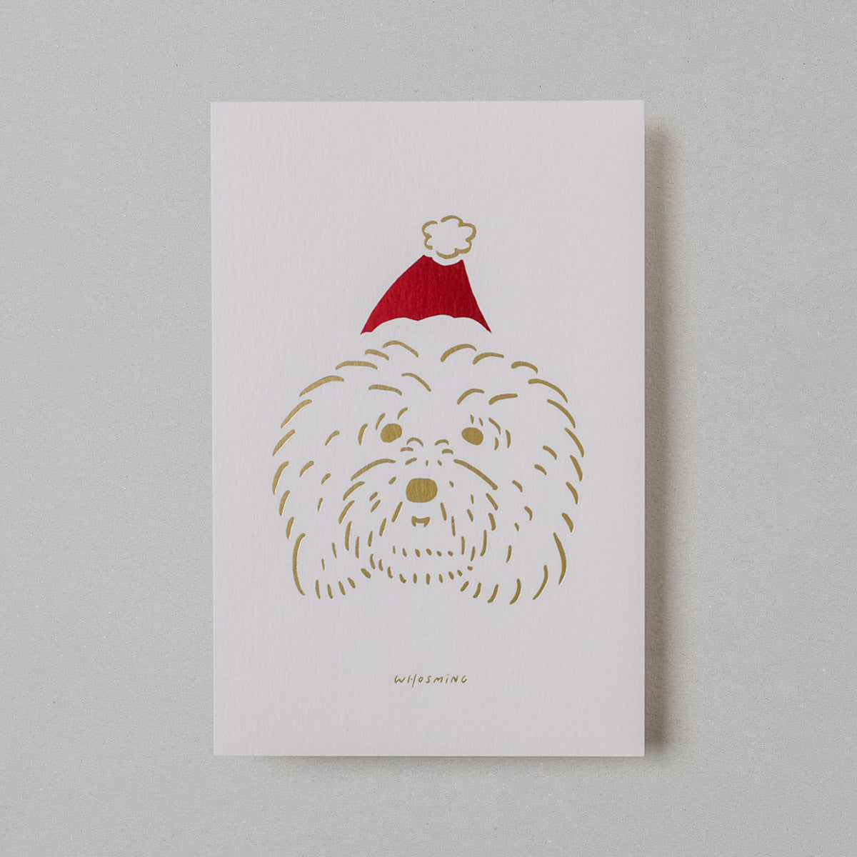 「XMAS DOG」耶誕賀卡
