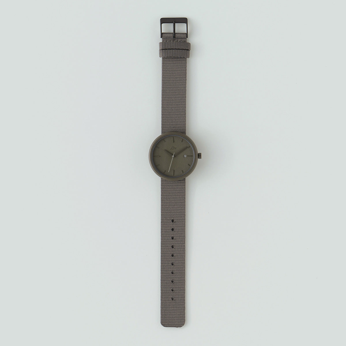 日本再生樹脂手錶(男用40mm/卡其灰)