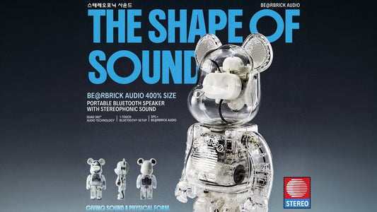 透明系當道！韓國 Stereophonic Sound × BE@RBRICK 推出超未來感無線喇叭