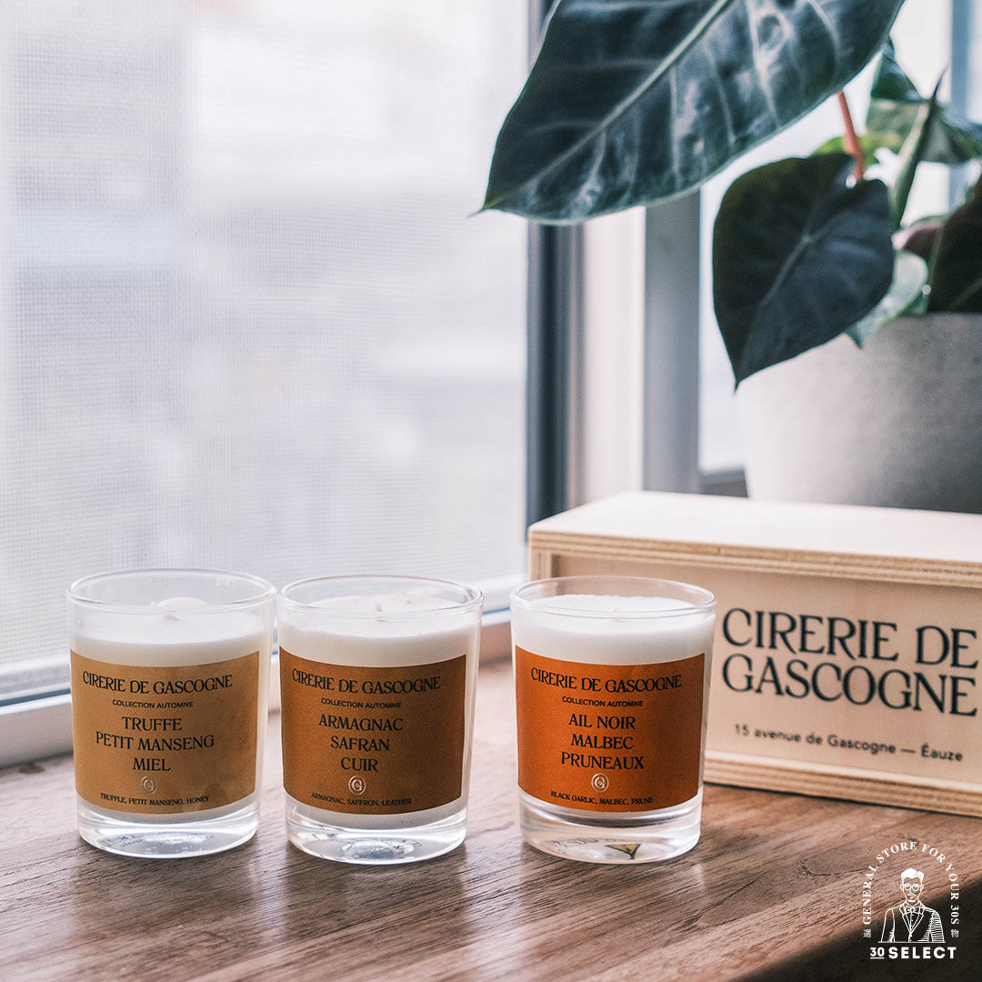 法國酒窖蠟燭 3入木盒組（秋季限定禮盒/80g)