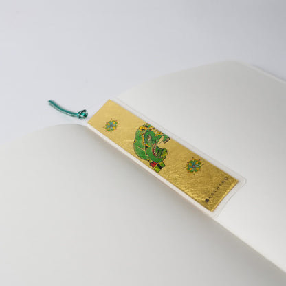 日本金沢金箔書籤（ 神象 / 九谷焼作家 山近泰）