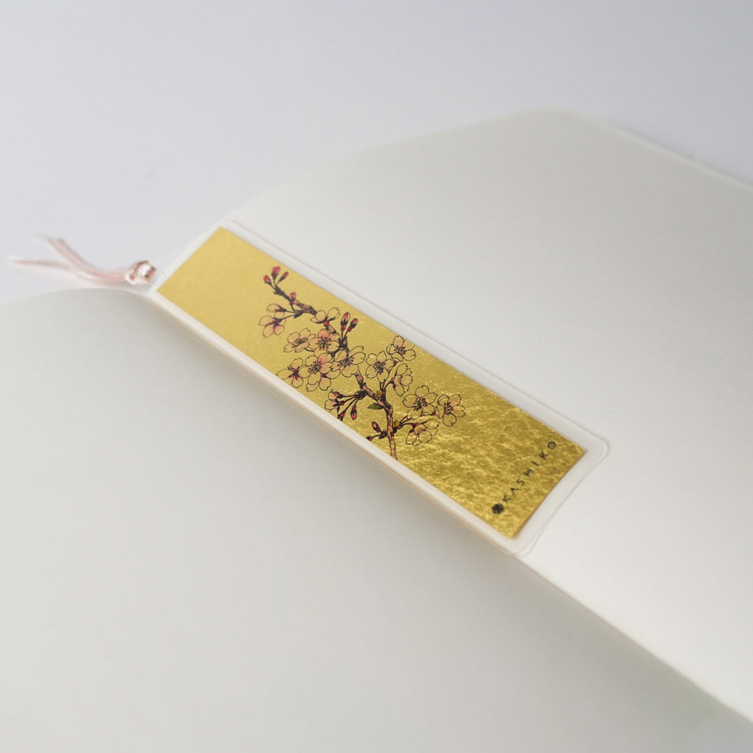 日本金沢金箔書籤（ 桜 / 九谷焼作家 柴田有希佳）