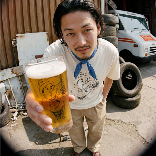 A.M.C.藝術家企劃 | 稲葉充 啤酒杯