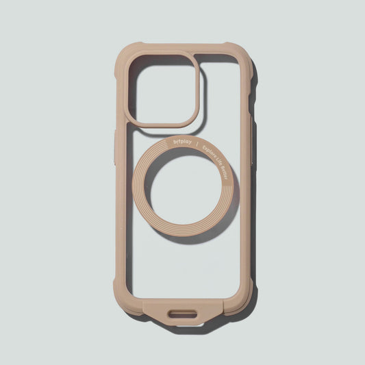 iPhone15 Wander Case 磁吸隨行殼（沙）