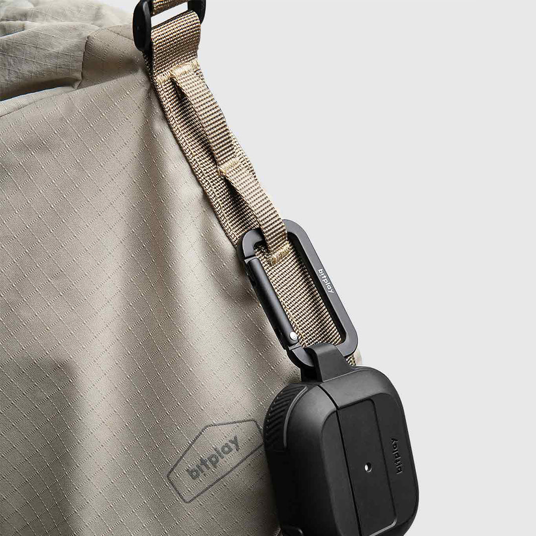 防潑水輕量束口小包（沙）