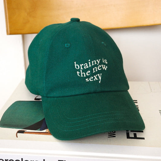brainy 水洗綠棒球帽