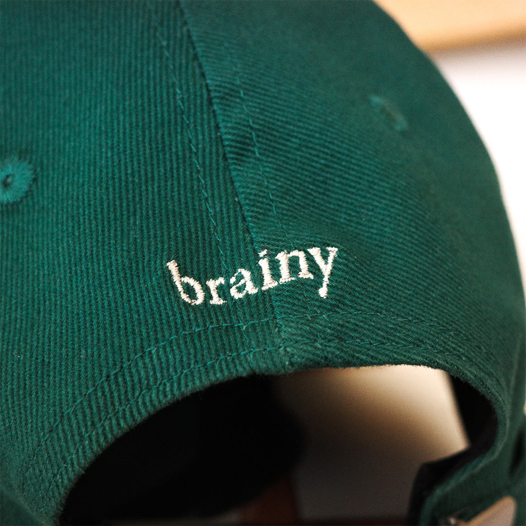 brainy 水洗綠棒球帽