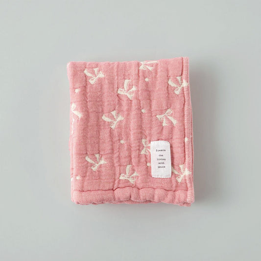 日本六重紗親膚毛巾 (蝴蝶結)