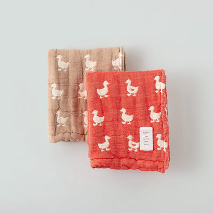日本六重紗親膚毛巾 (鴨子)