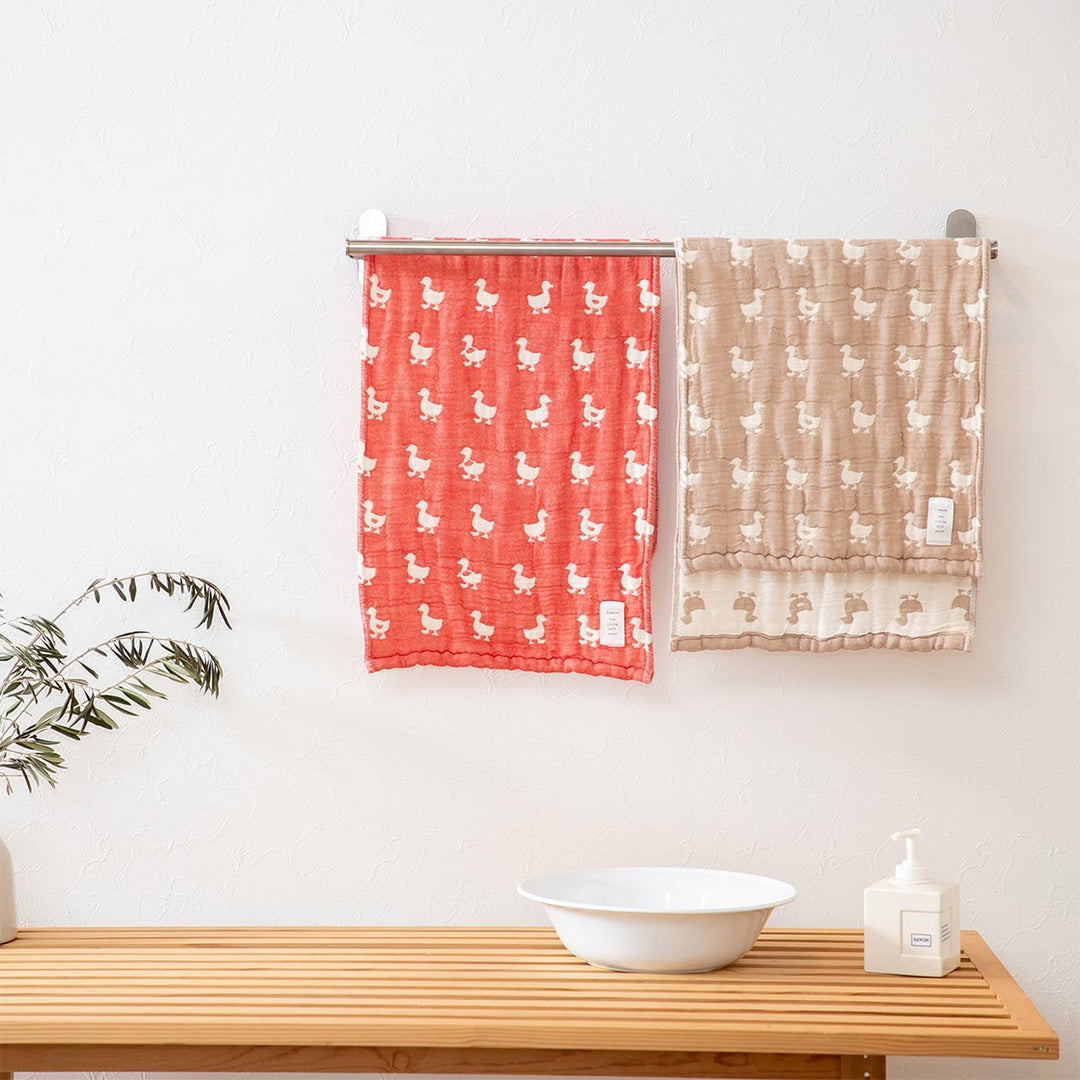 日本六重紗親膚毛巾 (鴨子)