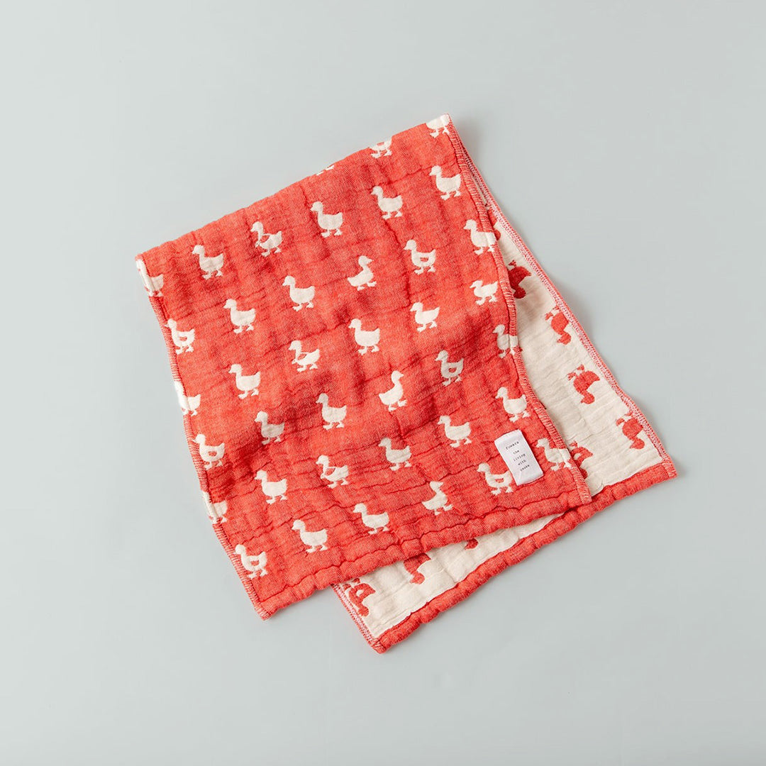 日本六重紗親膚毛巾 (鴨子)