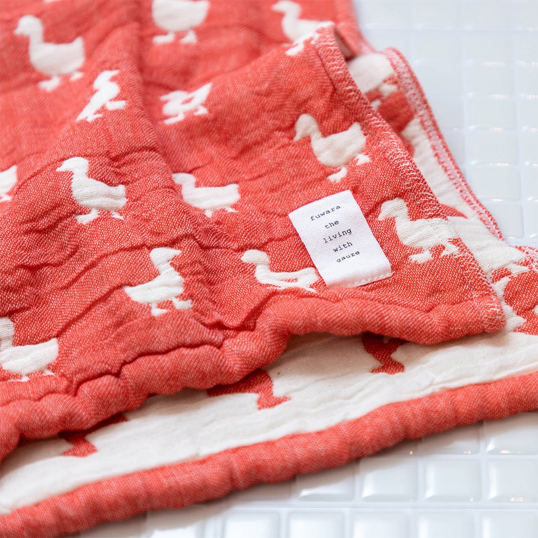 日本六重紗親膚毛巾 (鴨子)