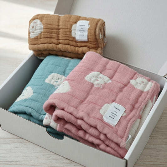 日本六重紗親膚毛巾 (貴賓狗)