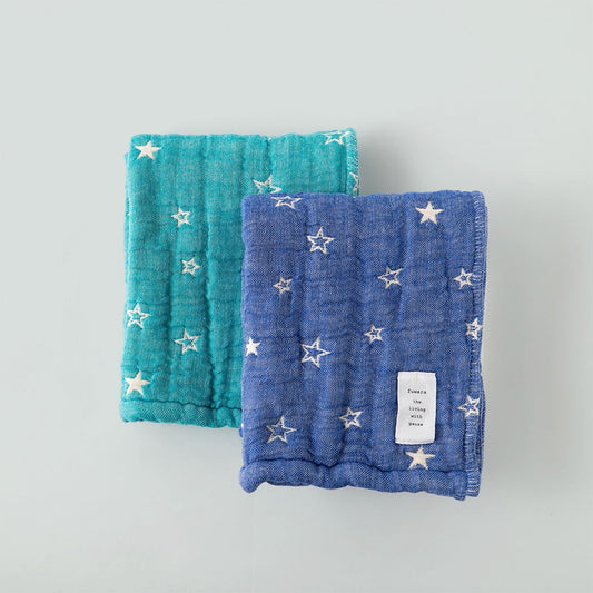日本六重紗親膚毛巾 (星星)