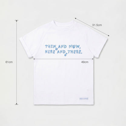 HERE AND THERE.純白短袖上衣