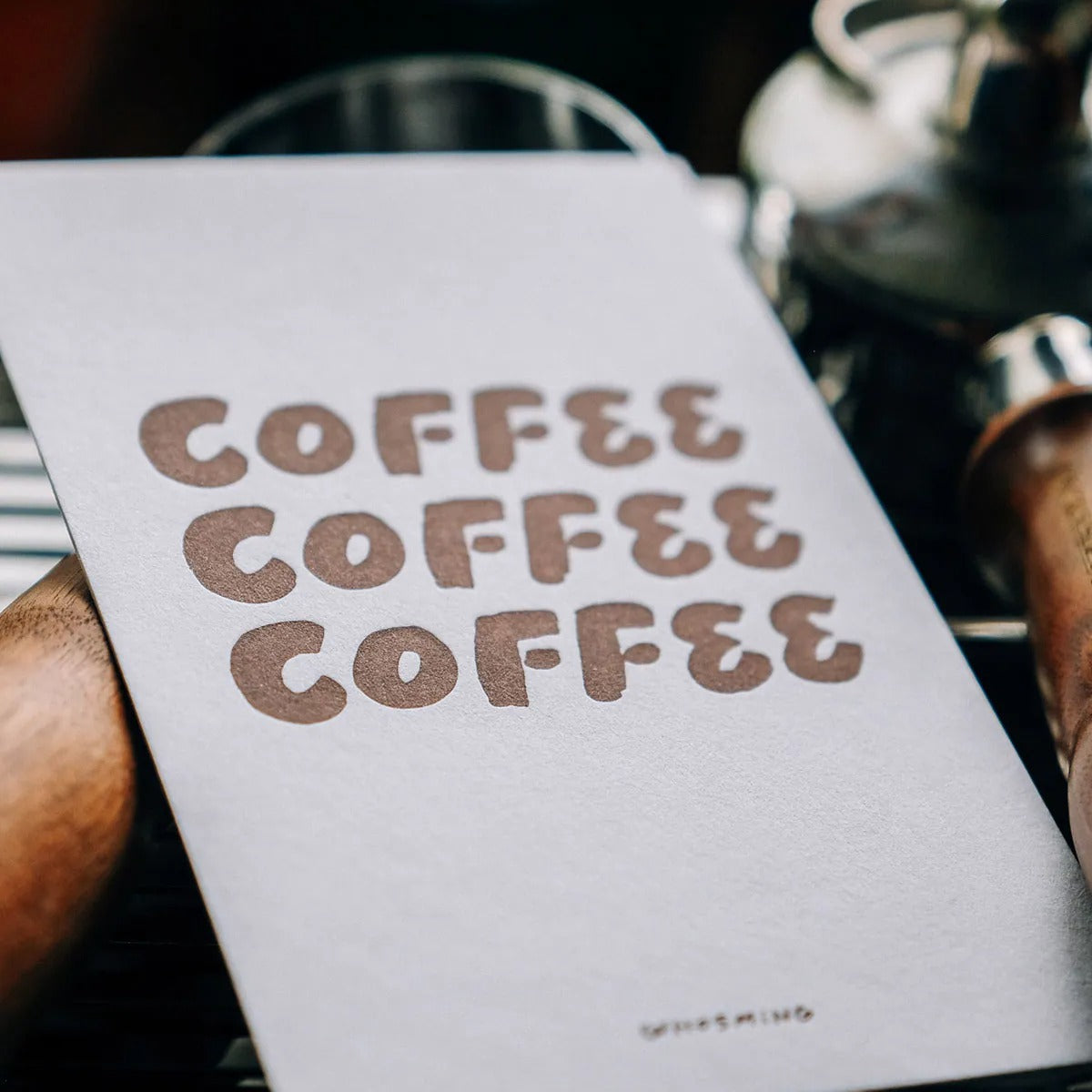 「TRiPLE COFFEE」活版卡片