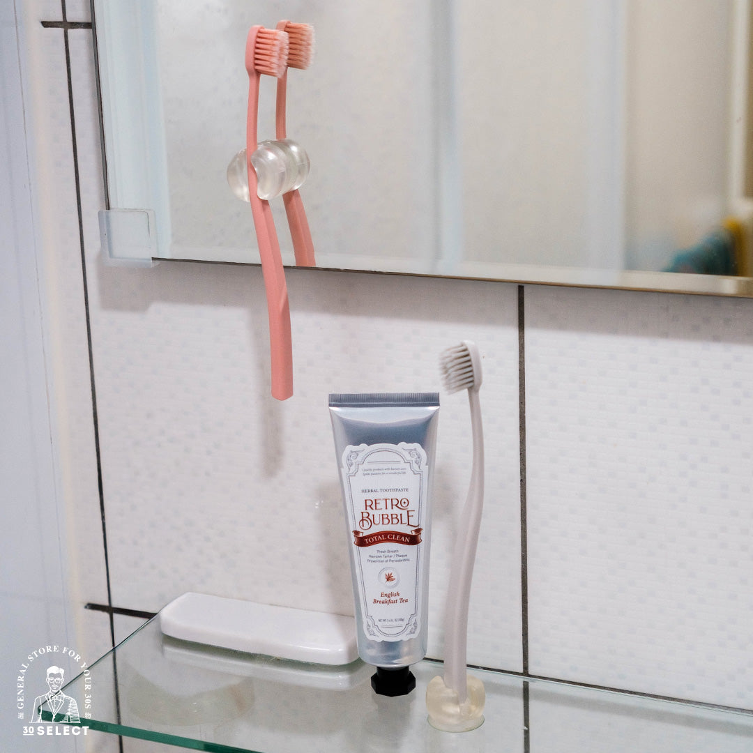 吸盤式&立式兩用 牙刷架（兩入）