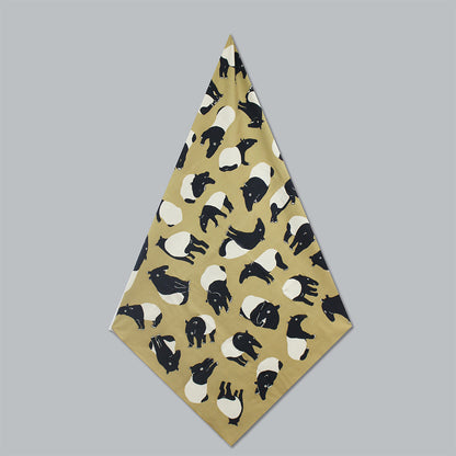 京都 手工型絵染  風呂敷（貘）