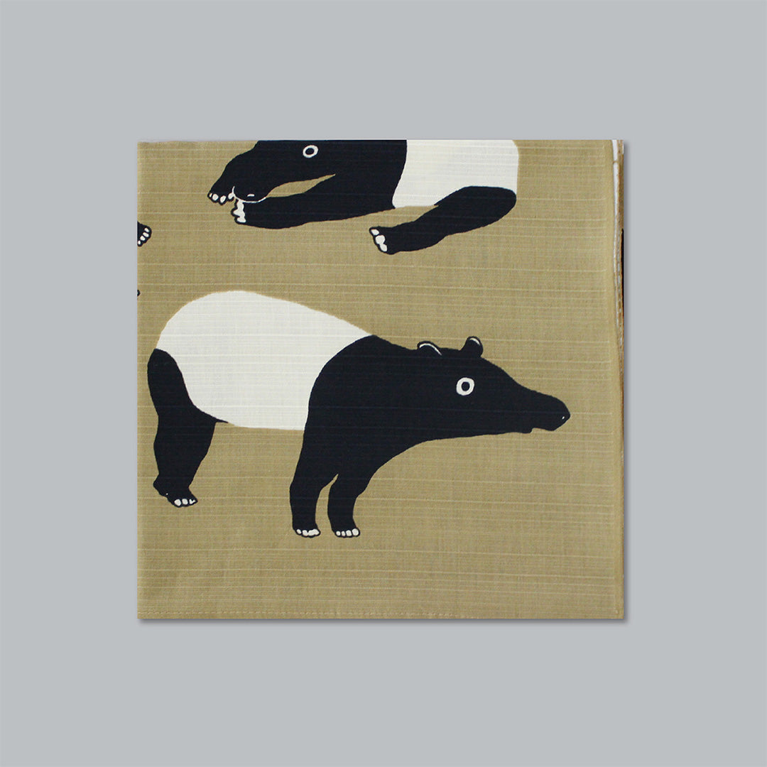 京都 手工型絵染  風呂敷（貘）