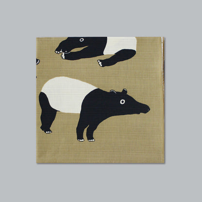 京都 手工型絵染  風呂敷（貘）