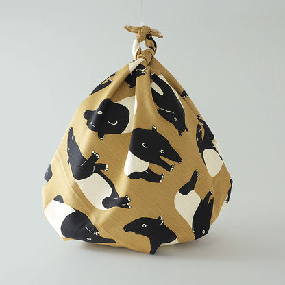 京都 手工型絵染  風呂敷（貘）