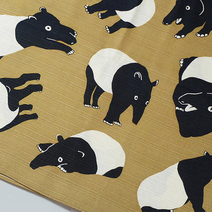 京都 手工型絵染  風呂敷（貘）