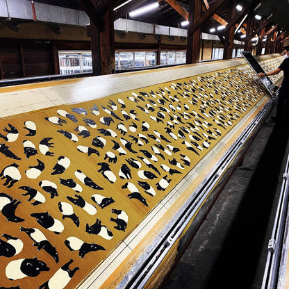 京都 手工型絵染  風呂敷（貘）