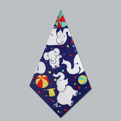 京都 手工型絵染  風呂敷（象）