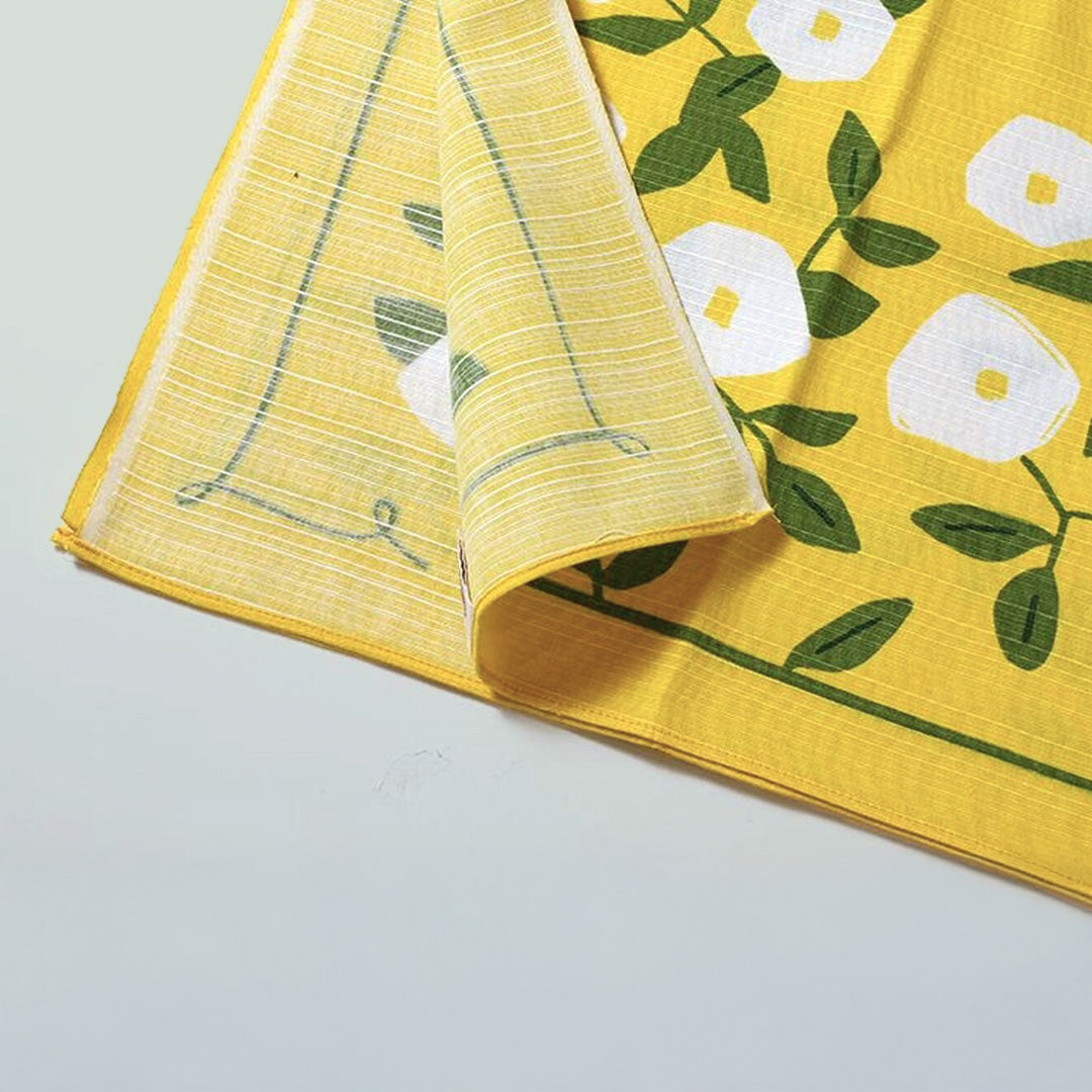 京都 手工型絵染  風呂敷（昼顔）