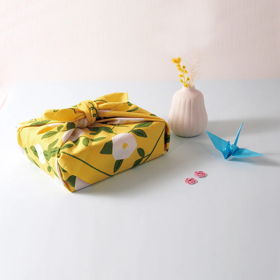 京都 手工型絵染  風呂敷（昼顔）