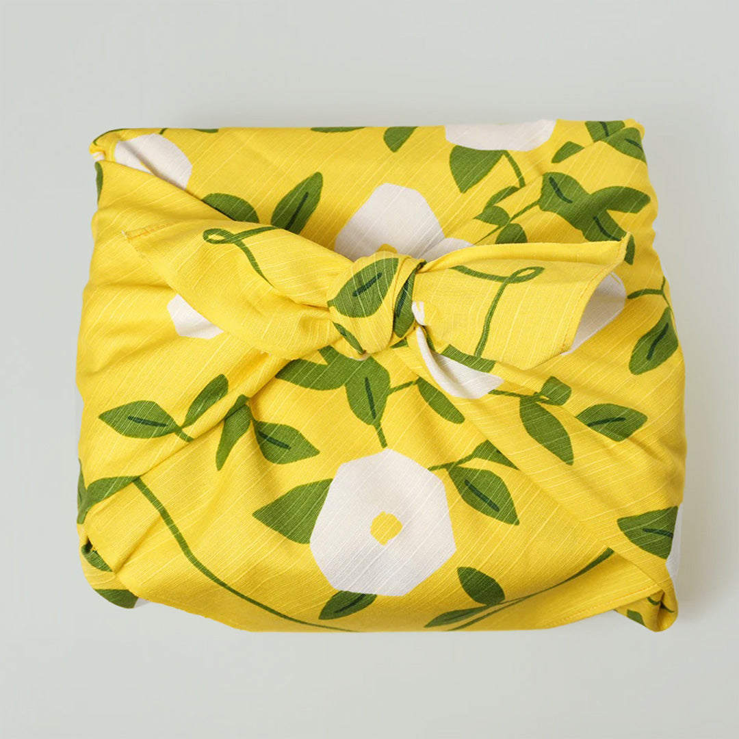 京都 手工型絵染  風呂敷（昼顔）