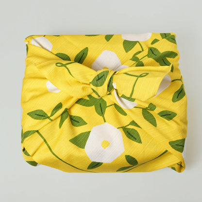 京都 手工型絵染  風呂敷（昼顔）