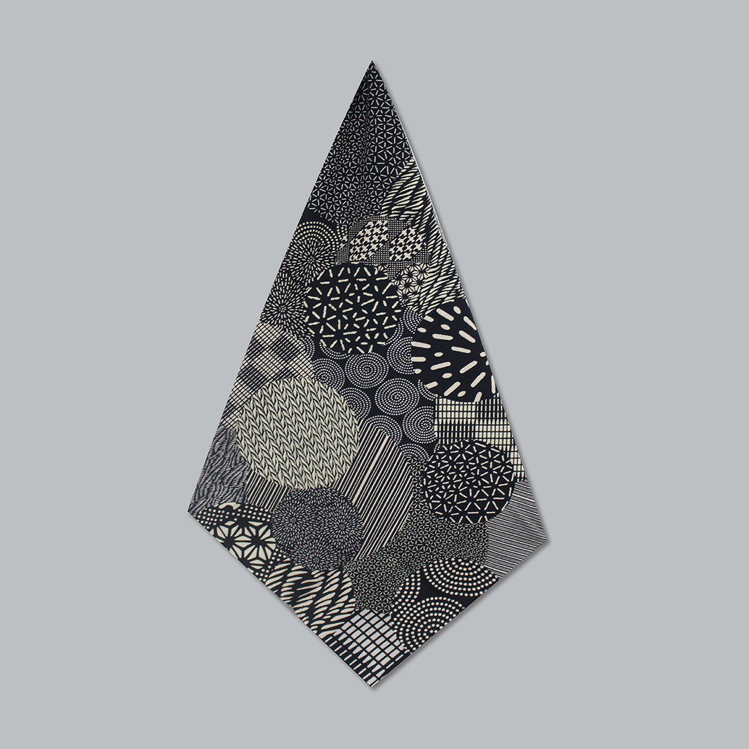 京都 手工型絵染  風呂敷（丸取小紋）