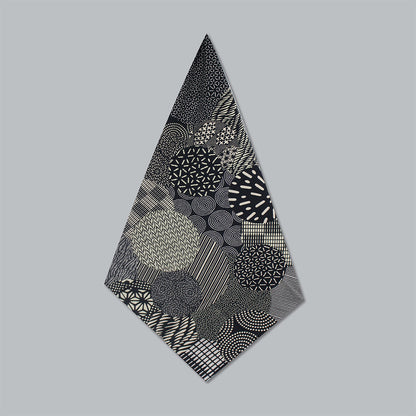 京都 手工型絵染  風呂敷（丸取小紋）