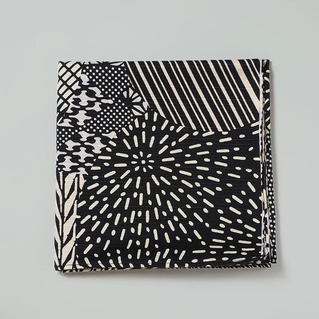 京都 手工型絵染  風呂敷（丸取小紋）