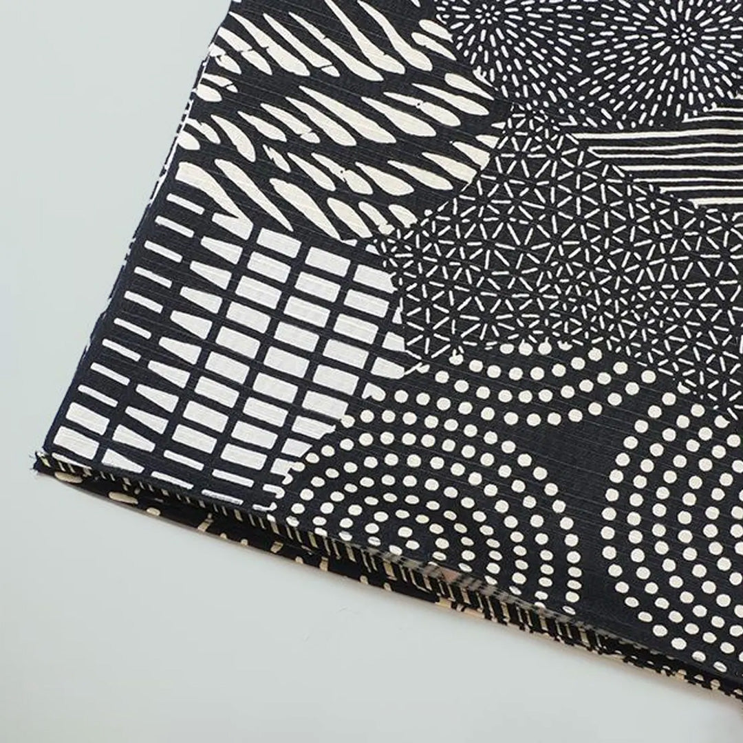 京都 手工型絵染  風呂敷（丸取小紋）