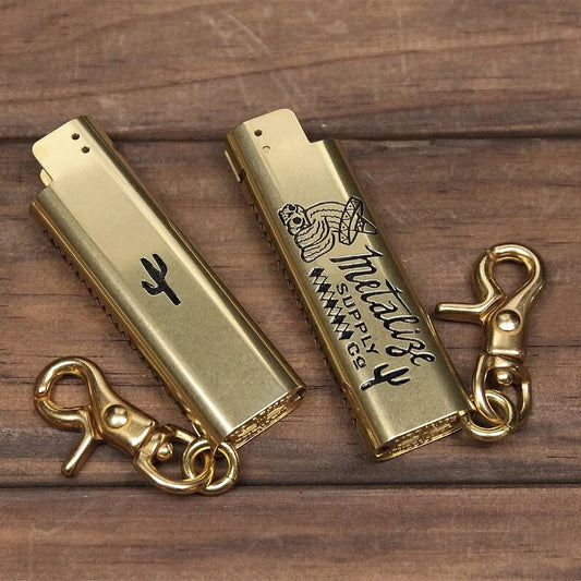 黃銅製 打火機套(墨西哥仙人掌)