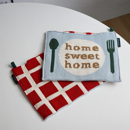 home sweet home 雙面針織面紙套