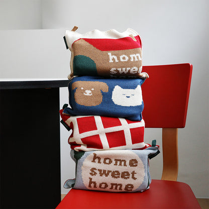 home sweet home 雙面針織面紙套