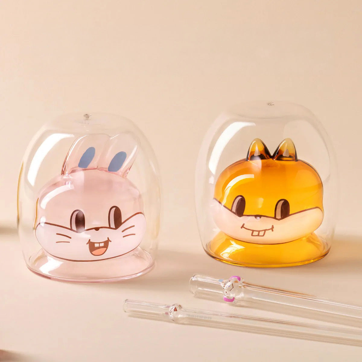 noii noii 造型雙層杯 對杯組