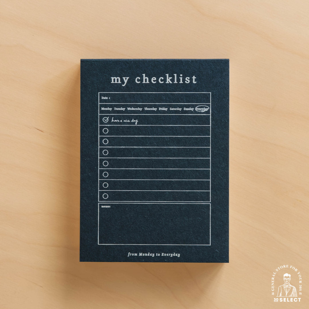 checklist 多色雙面兩用便條紙