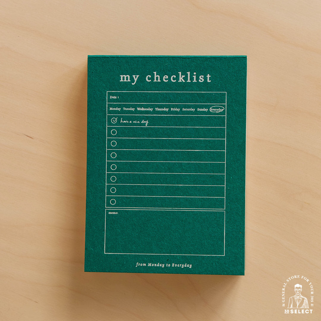 checklist 多色雙面兩用便條紙