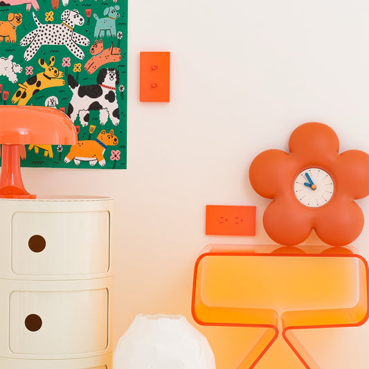 Piko 多彩DIY 復古改裝 電源開關面板（陶土橘）