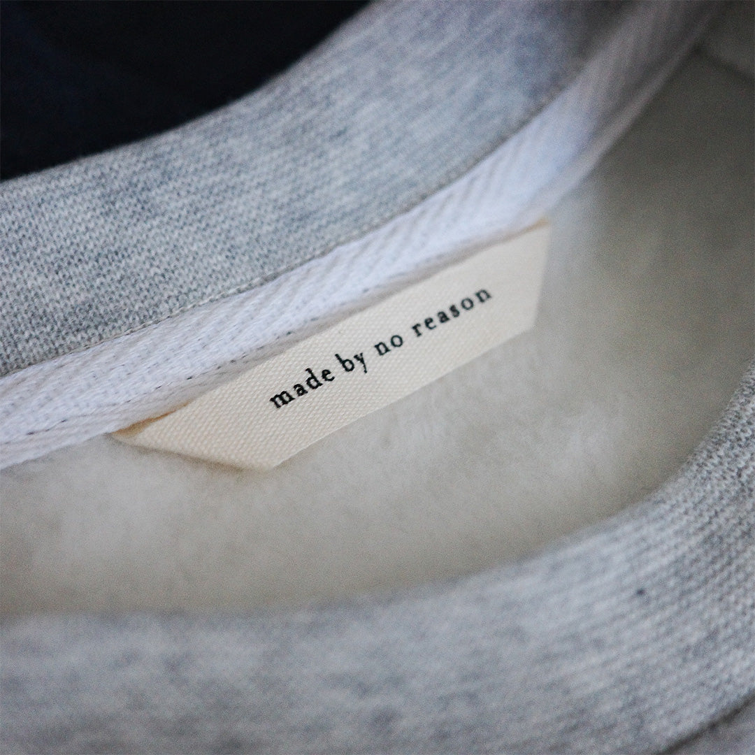 Rose is a rose 灰色刷毛大學T