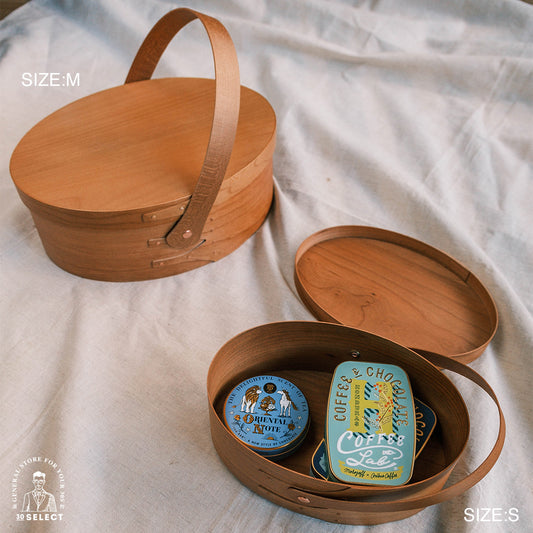 經典夏克收納木盒（提把款M+S套組）