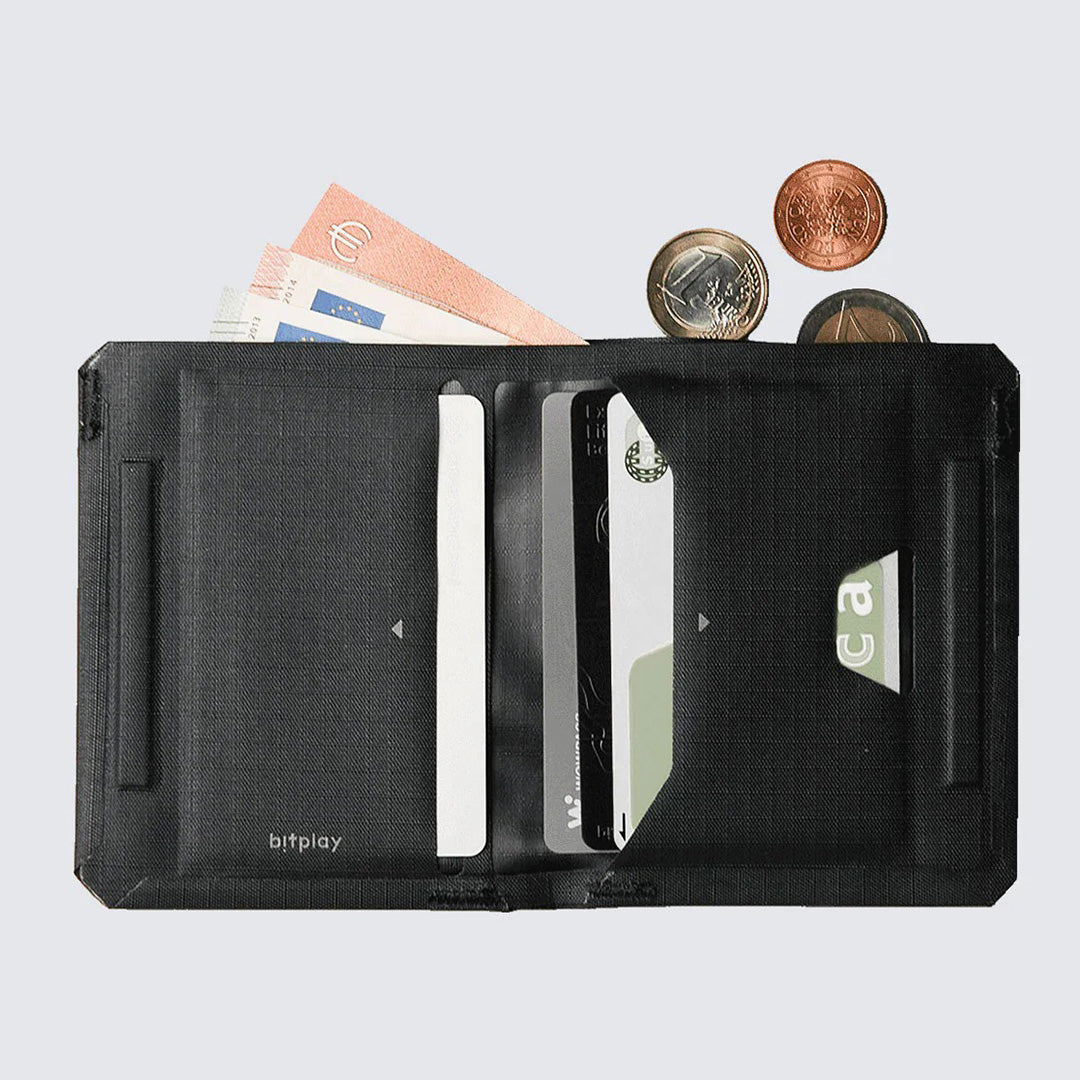 0.5cm 超薄極輕量機能短夾（附磁吸零錢袋 / 直感應卡夾）