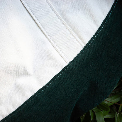 synchronicity 多口袋大容量燈芯絨托特包(白）