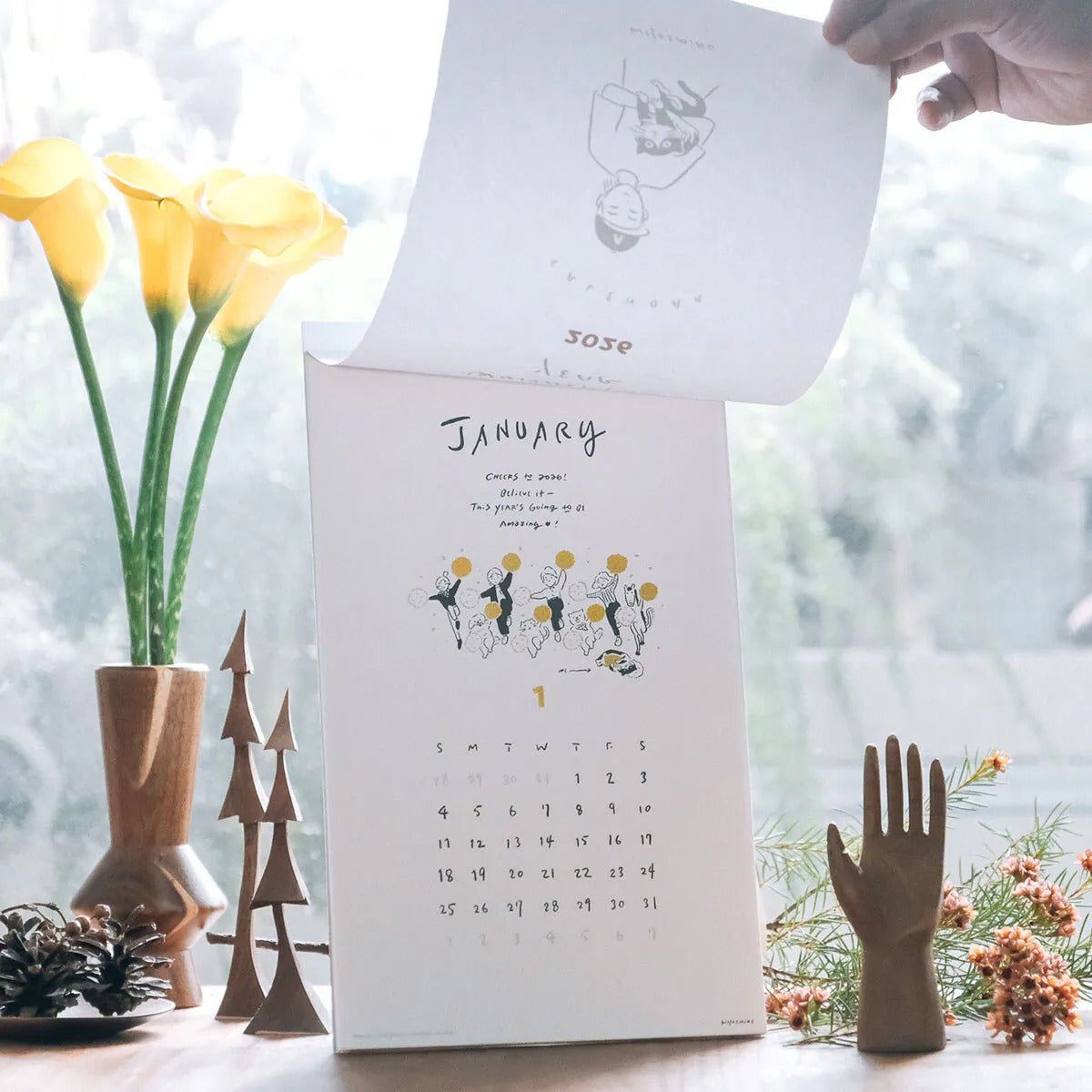 「HAVE A WONDERFUL YEAR」2026月曆