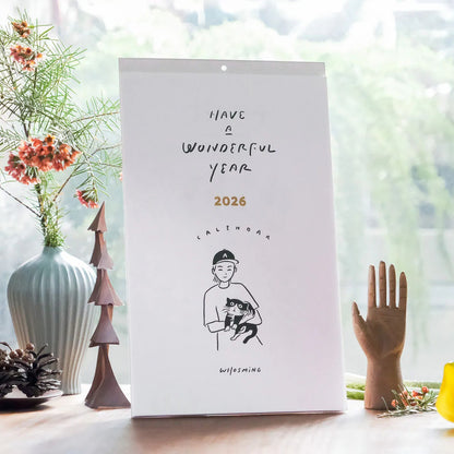 「HAVE A WONDERFUL YEAR」2026月曆