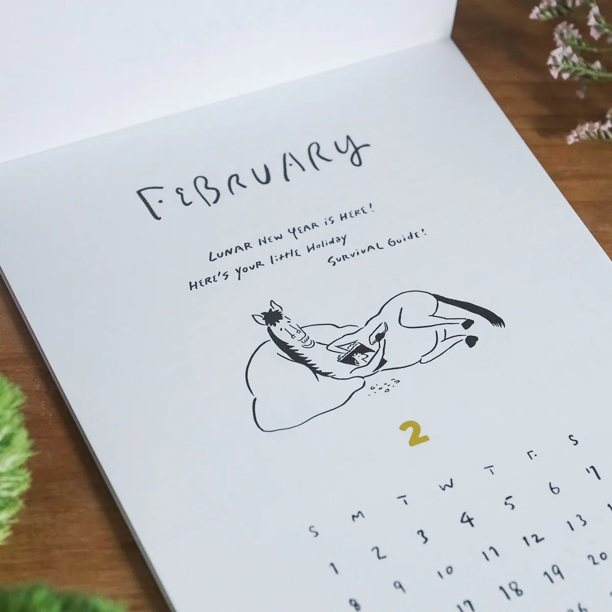 「HAVE A WONDERFUL YEAR」2026月曆